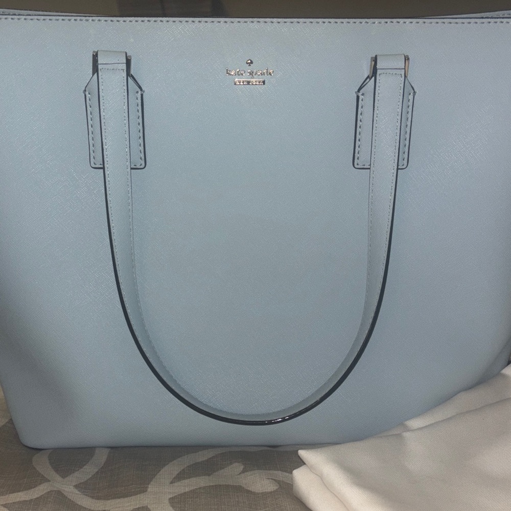 Kate Spade Light Blue Cameron Street Large Tote Bag